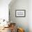 Boise, Idaho - 87302 Zip Code (Blue)-Lantern Press-Framed Stretched Canvas displayed on a wall