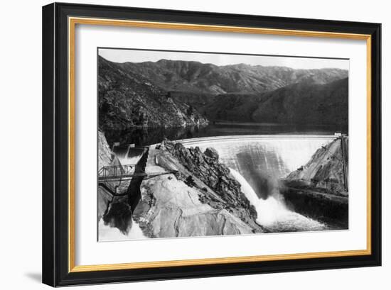 Boise, Idaho - Arrowrock Dam-Lantern Press-Framed Art Print