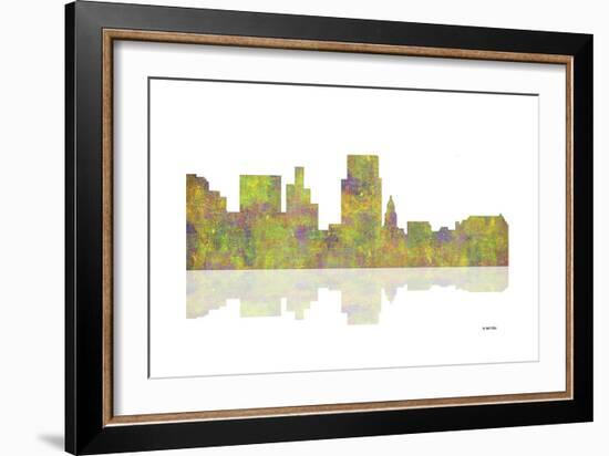 Boise Idaho Skyline 1-Marlene Watson-Framed Giclee Print