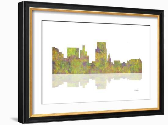 Boise Idaho Skyline 1-Marlene Watson-Framed Giclee Print