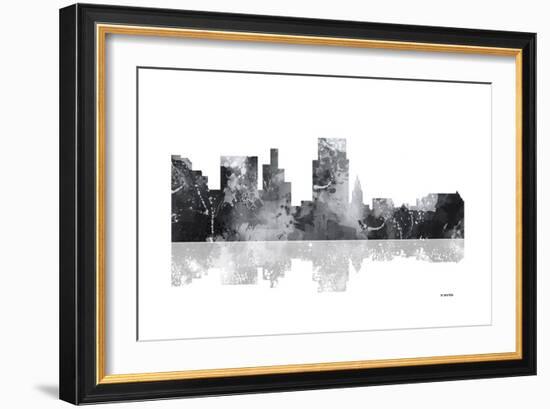 Boise Idaho Skyline BG 1-Marlene Watson-Framed Giclee Print