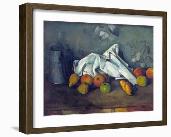 Boîte À Lait Et Pommes (Milk Can and Apples)-Paul Cézanne-Framed Giclee Print