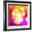 Bokeh Background with Pop-Art Dots-Selenka-Framed Art Print