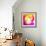 Bokeh Background with Pop-Art Dots-Selenka-Framed Art Print displayed on a wall