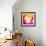 Bokeh Background with Pop-Art Dots-Selenka-Framed Art Print displayed on a wall