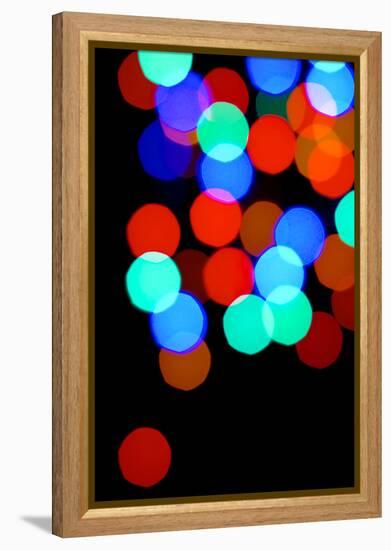 Bokeh Colors II-Monika Burkhart-Framed Premier Image Canvas