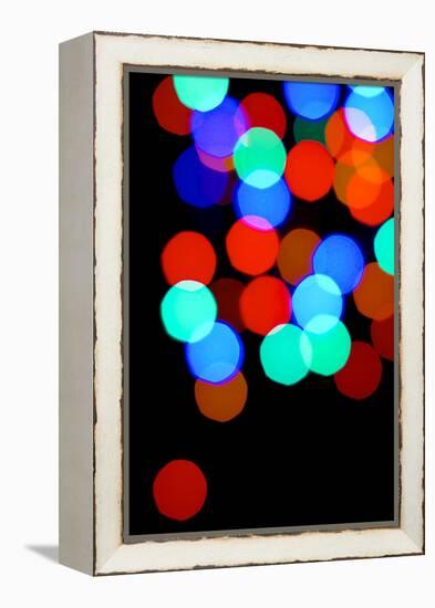 Bokeh Colors II-Monika Burkhart-Framed Premier Image Canvas