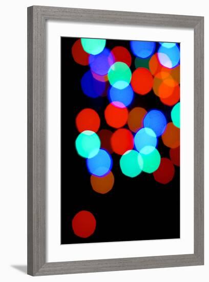 Bokeh Colors II-Monika Burkhart-Framed Photographic Print