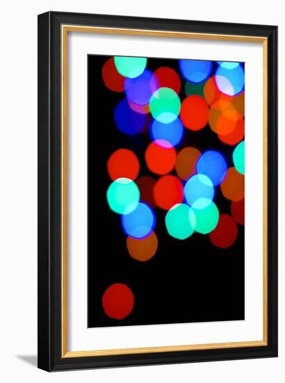 Bokeh Colors II-Monika Burkhart-Framed Premium Photographic Print