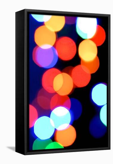 Bokeh Colors V-Monika Burkhart-Framed Premier Image Canvas