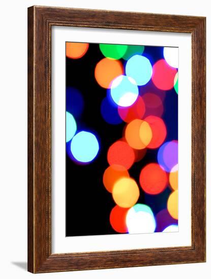 Bokeh Colors VI-Monika Burkhart-Framed Photographic Print