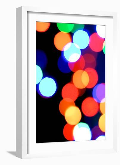 Bokeh Colors VI-Monika Burkhart-Framed Photographic Print