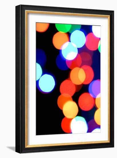 Bokeh Colors VI-Monika Burkhart-Framed Photographic Print