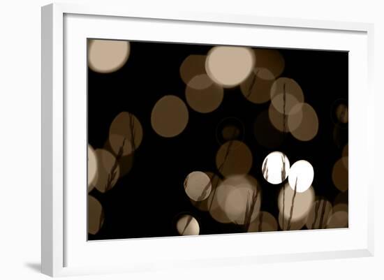 Bokeh Grass II-Erin Berzel-Framed Photographic Print