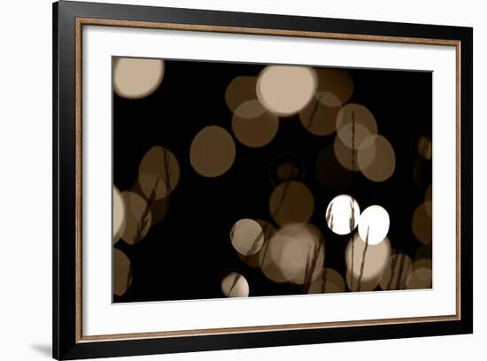 Bokeh Grass II-Erin Berzel-Framed Photographic Print