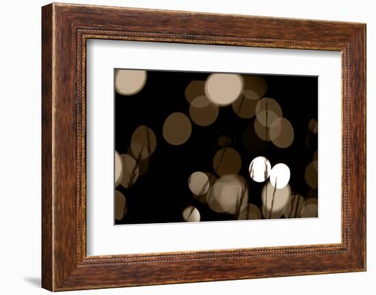 Bokeh Grass II-Erin Berzel-Framed Photographic Print