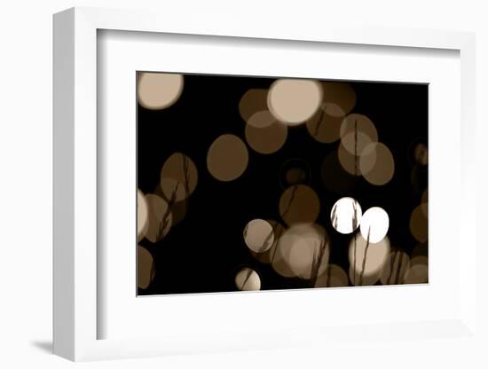 Bokeh Grass II-Erin Berzel-Framed Photographic Print