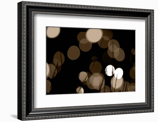 Bokeh Grass II-Erin Berzel-Framed Photographic Print