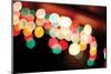 Bokeh I-Leesa White-Mounted Photographic Print