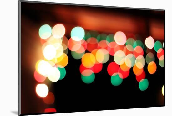 Bokeh II-Leesa White-Mounted Photographic Print