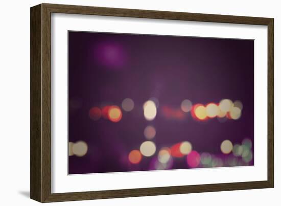 Bokeh Light Vintage Background-nu1983-Framed Art Print