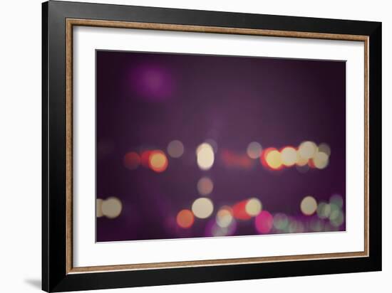 Bokeh Light Vintage Background-nu1983-Framed Art Print