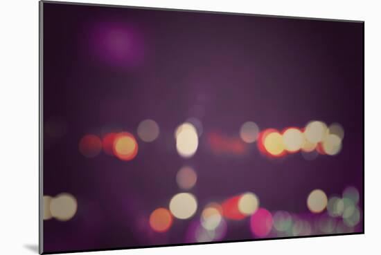 Bokeh Light Vintage Background-nu1983-Mounted Art Print