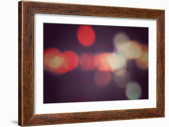 Bokeh Light Vintage-nu1983-Framed Art Print