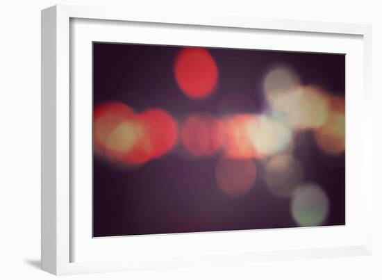 Bokeh Light Vintage-nu1983-Framed Art Print