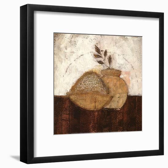 Bol de Riz et Feuillage-Lucie Granetier-Framed Art Print