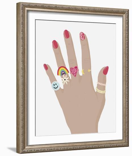 Bold and Bright - Glam-Kim Colthurst Johnson-Framed Giclee Print