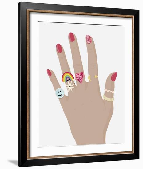 Bold and Bright - Glam-Kim Colthurst Johnson-Framed Giclee Print