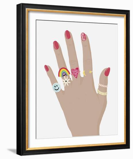 Bold and Bright - Glam-Kim Colthurst Johnson-Framed Giclee Print