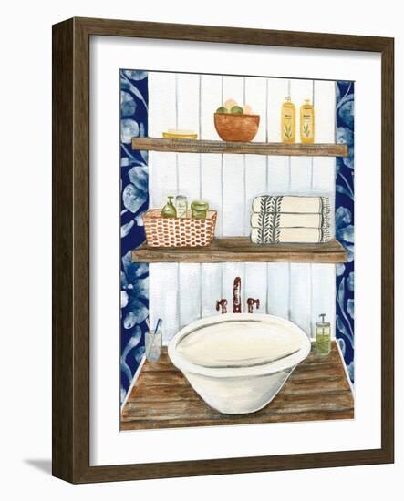 Bold Bathroom II-Yvette St. Amant-Framed Art Print