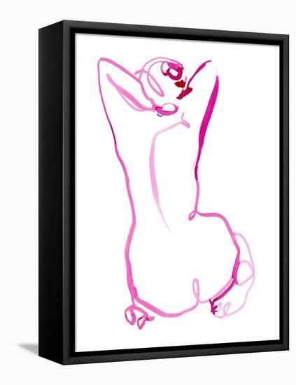 Bold Blind Contour II-Jennifer Paxton Parker-Framed Stretched Canvas