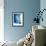 Bold Blue I Crop-Mercedes Lopez Charro-Framed Art Print displayed on a wall