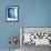 Bold Blue I Crop-Mercedes Lopez Charro-Framed Art Print displayed on a wall