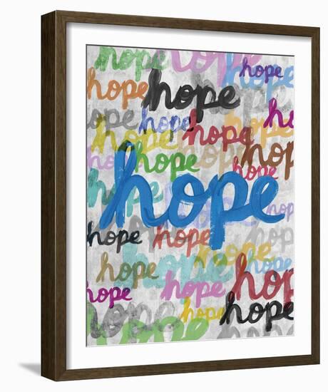 Bold Brushstrokes - Hope-Lottie Fontaine-Framed Giclee Print