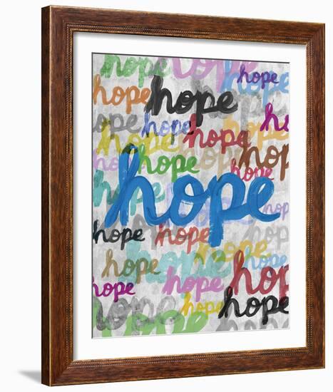 Bold Brushstrokes - Hope-Lottie Fontaine-Framed Giclee Print