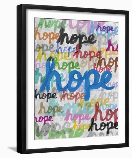 Bold Brushstrokes - Hope-Lottie Fontaine-Framed Giclee Print