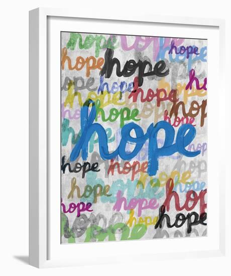 Bold Brushstrokes - Hope-Lottie Fontaine-Framed Giclee Print