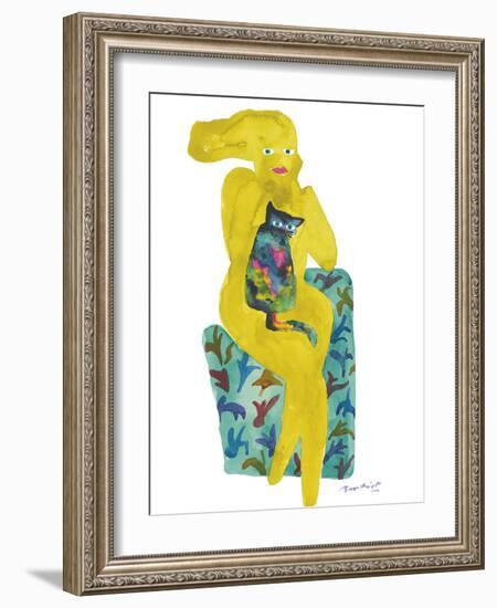 Bold Figure - Cat-Gerry Baptist-Framed Giclee Print