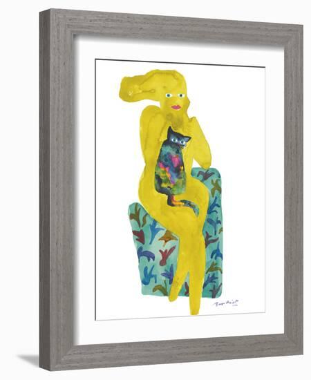 Bold Figure - Cat-Gerry Baptist-Framed Giclee Print