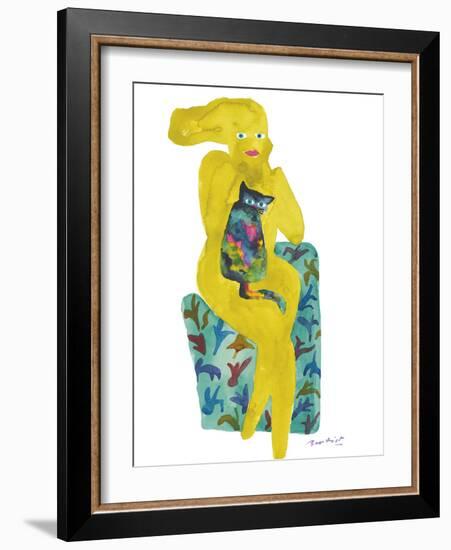 Bold Figure - Cat-Gerry Baptist-Framed Giclee Print