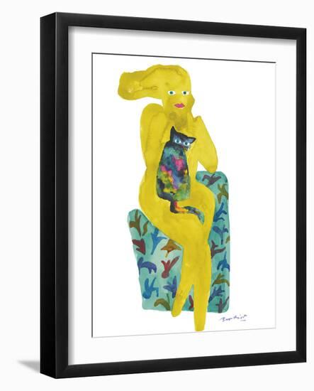 Bold Figure - Cat-Gerry Baptist-Framed Giclee Print