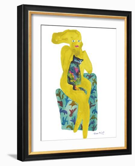 Bold Figure - Cat-Gerry Baptist-Framed Giclee Print