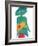 Bold Figure - Floral-Gerry Baptist-Framed Giclee Print