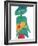 Bold Figure - Floral-Gerry Baptist-Framed Giclee Print