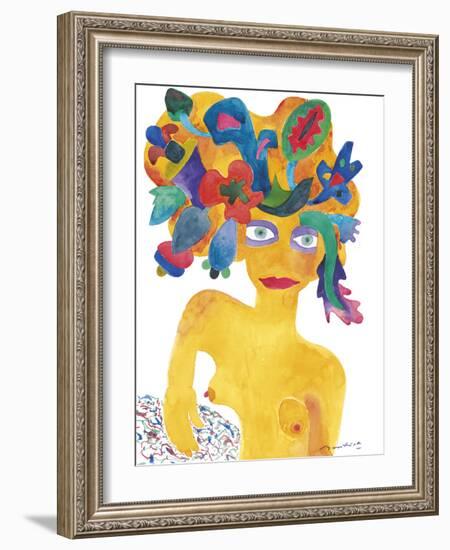 Bold Figure - Hat-Gerry Baptist-Framed Giclee Print