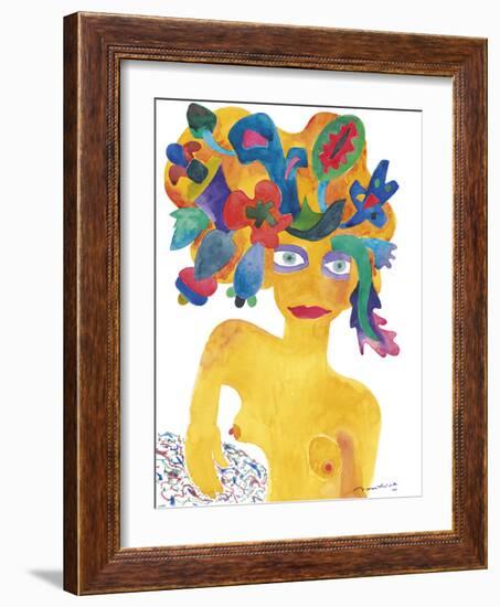 Bold Figure - Hat-Gerry Baptist-Framed Giclee Print